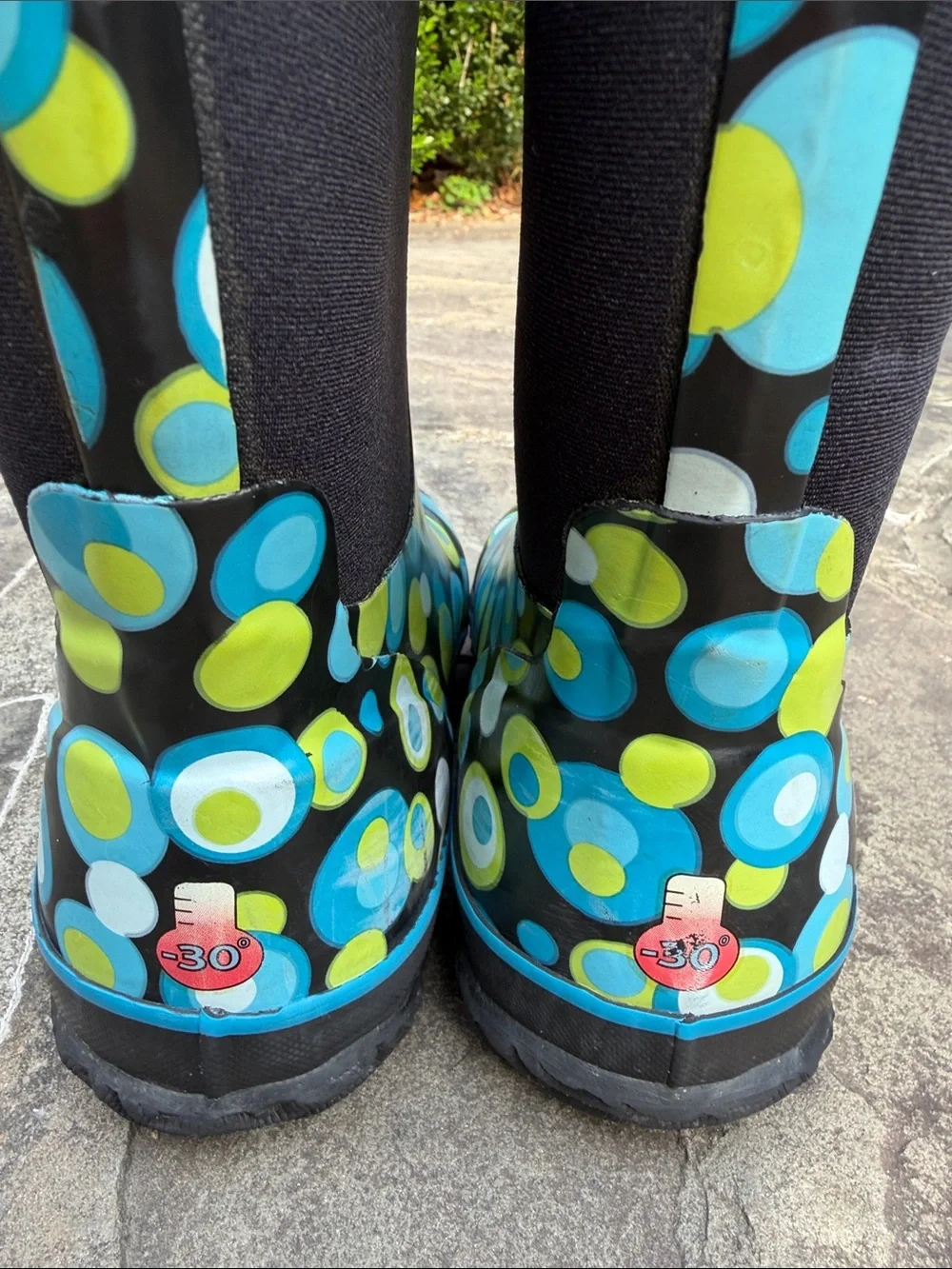 Bogs Kids classic high Bubbles Rain Snow Boots
